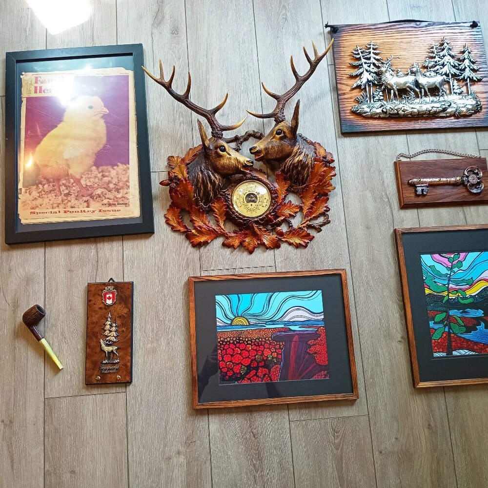 'Hunter's-cabin core' wall art